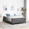vidaXL Other Light grey 160 x 200 cm Corduroy fabric