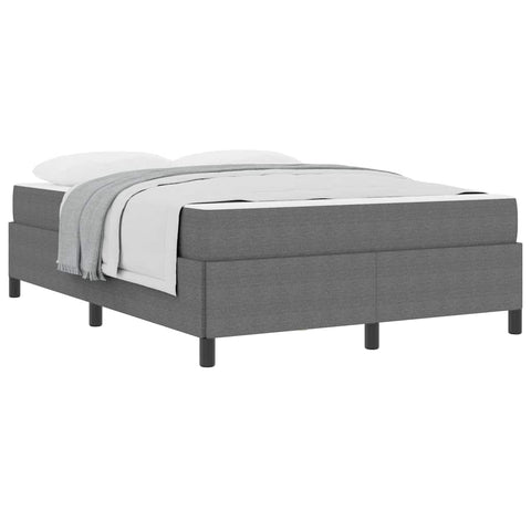 vidaXL Other Light grey 160 x 200 cm Corduroy fabric