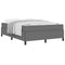 vidaXL Other Light grey 160 x 200 cm Corduroy fabric