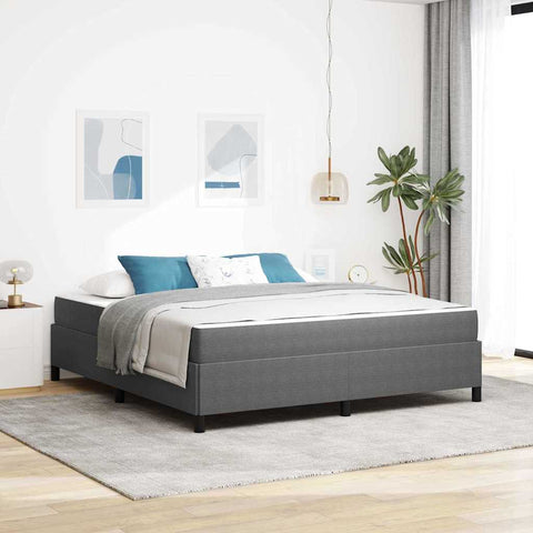 vidaXL Other Light grey 180 x 200 cm Corduroy fabric