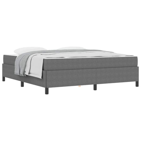 vidaXL Other Light grey 180 x 200 cm Corduroy fabric