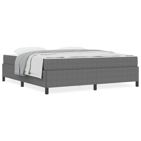 vidaXL Other Light grey 180 x 200 cm Corduroy fabric
