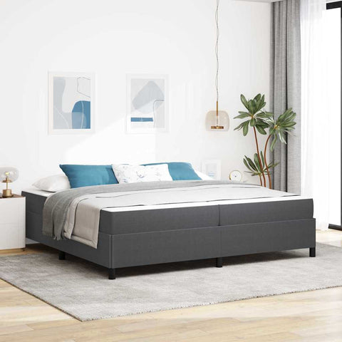 vidaXL Other Dark grey 100 x 200 cm Corduroy fabric