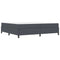 vidaXL Other Dark grey 100 x 200 cm Corduroy fabric