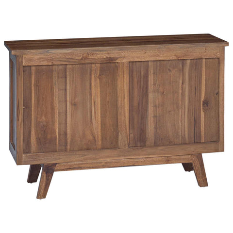 vidaXL Sideboard with Drawer Brown 100 x 30 x 68 cm Solid Teak Wood