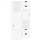 vidaXL Side Cabinets 4 pcs "ODDA" White 40x24x79 cm Solid Wood Pine