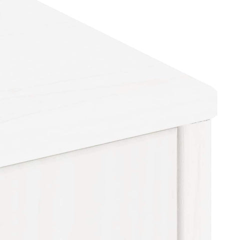 vidaXL Side Cabinets 4 pcs "ODDA" White 40x24x79 cm Solid Wood Pine