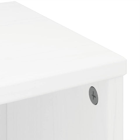 vidaXL Side Cabinets 6 pcs "ODDA" White 40x24x79 cm Solid Wood Pine