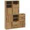 vidaXL Side Cabinets 5 pcs "ODDA" 40x24x79 cm Solid Wood Pine
