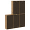 vidaXL Side Cabinets 5 pcs "ODDA" 40x24x79 cm Solid Wood Pine