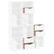 vidaXL Side Cabinets 5 pcs "ODDA" White 40x24x79 cm Solid Wood Pine