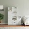 vidaXL Side Cabinets 5 pcs "ODDA" White 40x24x79 cm Solid Wood Pine