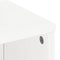 vidaXL Side Cabinets 5 pcs "ODDA" White 40x24x79 cm Solid Wood Pine