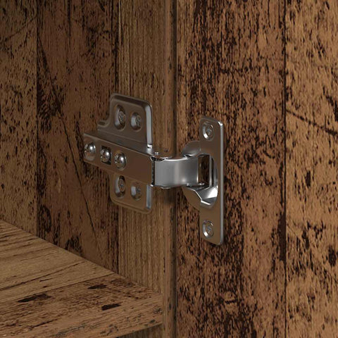 vidaXL Highboard Old Wood 80 x 35 x 180 cm Engineered wood