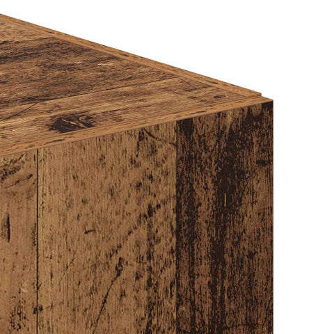 vidaXL Highboard Old wood 50 x 42.5 x 185 cm Engineered wood