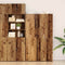 vidaXL Highboard Old wood 50 x 42.5 x 185 cm Engineered wood
