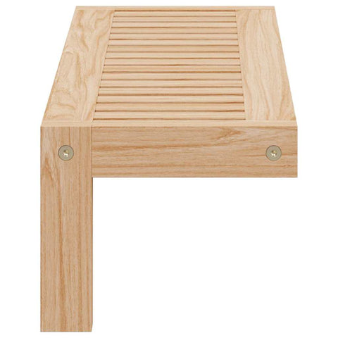 vidaXL Wall Hanging Rack Beige 62 x 10 x 12.5 cm Solid Walnut wood