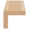 vidaXL Wall Hanging Rack Beige 62 x 10 x 12.5 cm Solid Walnut wood