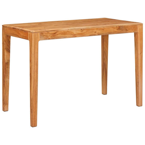 vidaXL Dining Table Brown 110 x 55 x 76 cm Solid Acacia Wood