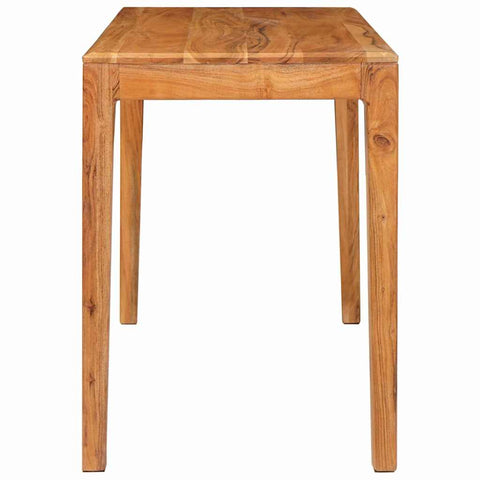 vidaXL Dining Table Brown 110 x 55 x 76 cm Solid Acacia Wood