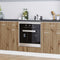 vidaXL Oven cabiet Riga Artisan oak 60 x 46 x 81.5 cm Engineered Wood