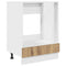 vidaXL Oven cabiet Riga Artisan oak 60 x 46 x 81.5 cm Engineered Wood