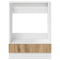 vidaXL Oven cabiet Riga Artisan oak 60 x 46 x 81.5 cm Engineered Wood