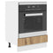 vidaXL Oven cabiet Riga Artisan oak 60 x 46 x 81.5 cm Engineered Wood