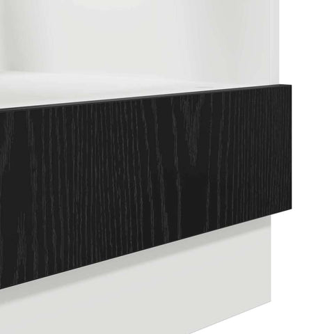 vidaXL Oven cabiet Riga Black oak 60 x 46 x 81.5 cm Engineered Wood