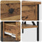 vidaXL Bedside Table Old Wood 40x42x45 cm Engineered Wood