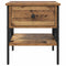vidaXL Bedside Table Old Wood 40x42x45 cm Engineered Wood