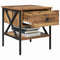 vidaXL Bedside Table Old Wood 40x42x45 cm Engineered Wood