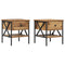 vidaXL Bedside Tables 2 pcs Old Wood 40x42x45 cm Engineered Wood