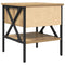 vidaXL Bedside Cabinet with Drawer Artisan oak 40 x 42 x 45 cm