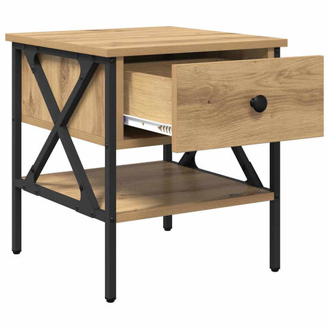 vidaXL Bedside Tables 2 pcs Artisan Oak 40x42x45 cm Engineered Wood