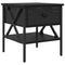 vidaXL Bedside Cabinet with Drawer Black oak 40 x 42 x 45 cm