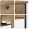 vidaXL Bedside Cabinet Artisan Oak 40x42x50 cm Engineered Wood