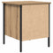 vidaXL Bedside Cabinet Artisan Oak 40x42x50 cm Engineered Wood
