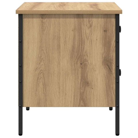 vidaXL Bedside Cabinet Artisan Oak 40x42x50 cm Engineered Wood