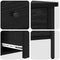 vidaXL Bedside Cabinet Black Oak 40x42x50 cm Engineered Wood