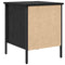 vidaXL Bedside Cabinet Black Oak 40x42x50 cm Engineered Wood