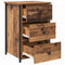 vidaXL Old Wood Table Old Wood MDF, Particle Board, Metal Medium