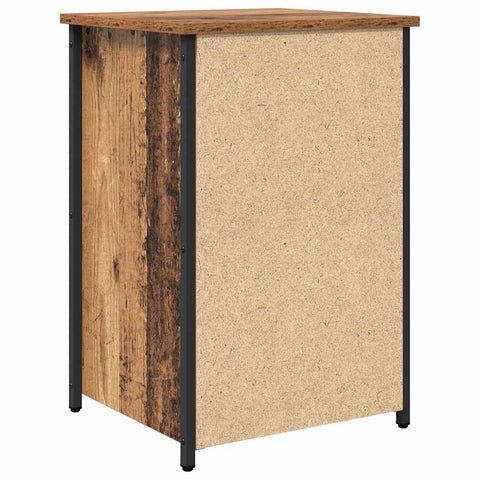vidaXL Old Wood Table Old Wood MDF, Particle Board, Metal Medium
