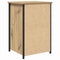 vidaXL Bedside Table Artisan Oak Engineered wood Compact Durable