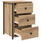 vidaXL Artisan Oak Bedside Tables Artisan Oak Engineered Wood Compact