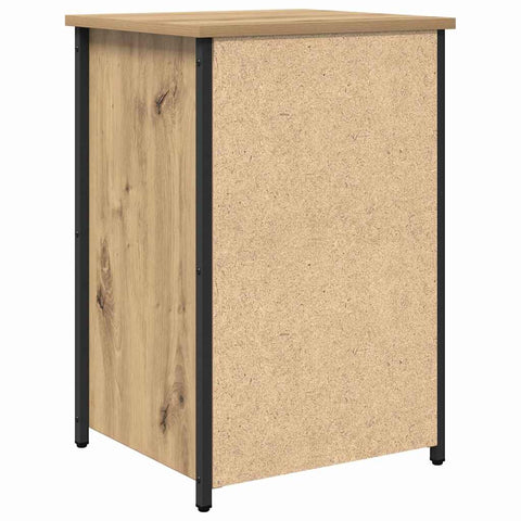 vidaXL Artisan Oak Bedside Tables Artisan Oak Engineered Wood Compact