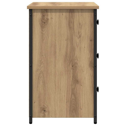 vidaXL Artisan Oak Bedside Tables Artisan Oak Engineered Wood Compact