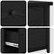 vidaXL Bedside Cabinet with Drawer Black oak 40 x 36 x 60 cm