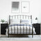 vidaXL Bedside Cabinet with Drawer Black oak 40 x 36 x 60 cm