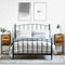 vidaXL Bedside Cabinet with Drawer 2 pcs Old wood Engineered wood